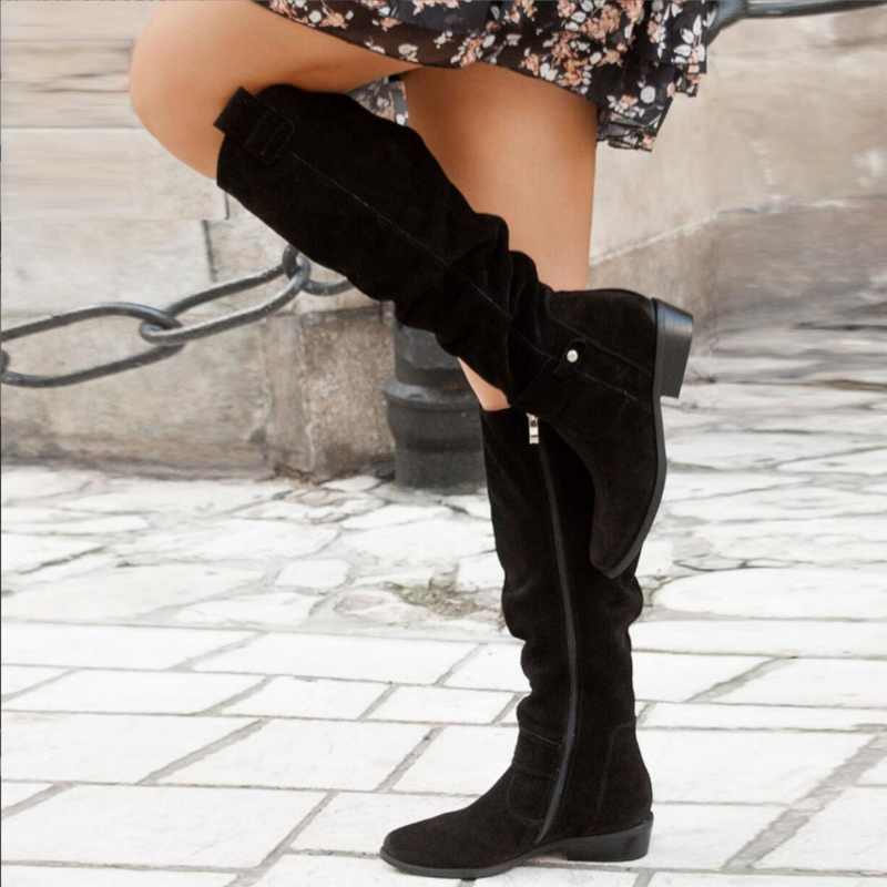 Everly - Over-the-Knee Boots Rounded Toe