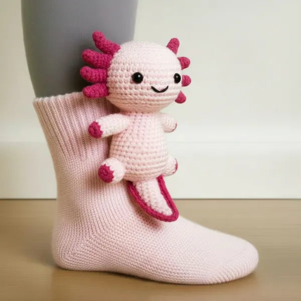 Evelyn - Plush 3D Animal Socks Ankle Length