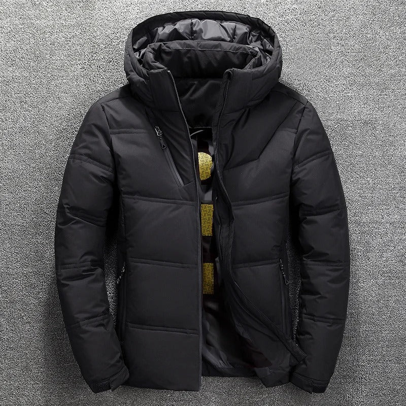 Peregrine - Quilted Winter Down Jacket Straight Cut
