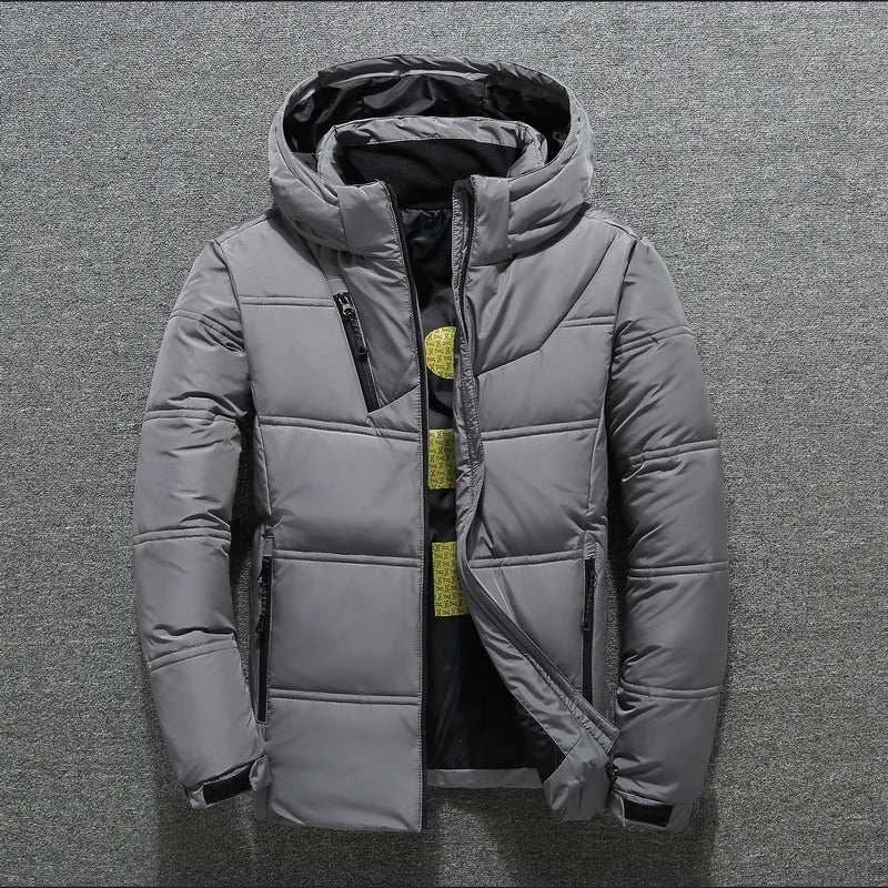 Peregrine - Quilted Winter Down Jacket Straight Cut