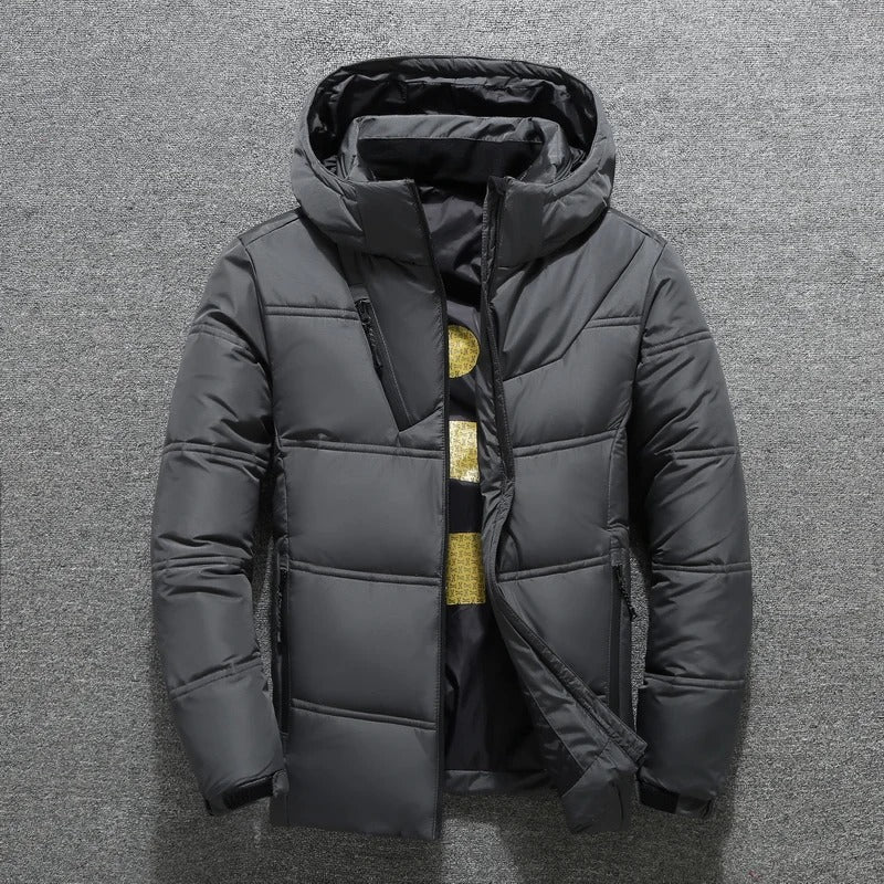 Peregrine - Quilted Winter Down Jacket Straight Cut