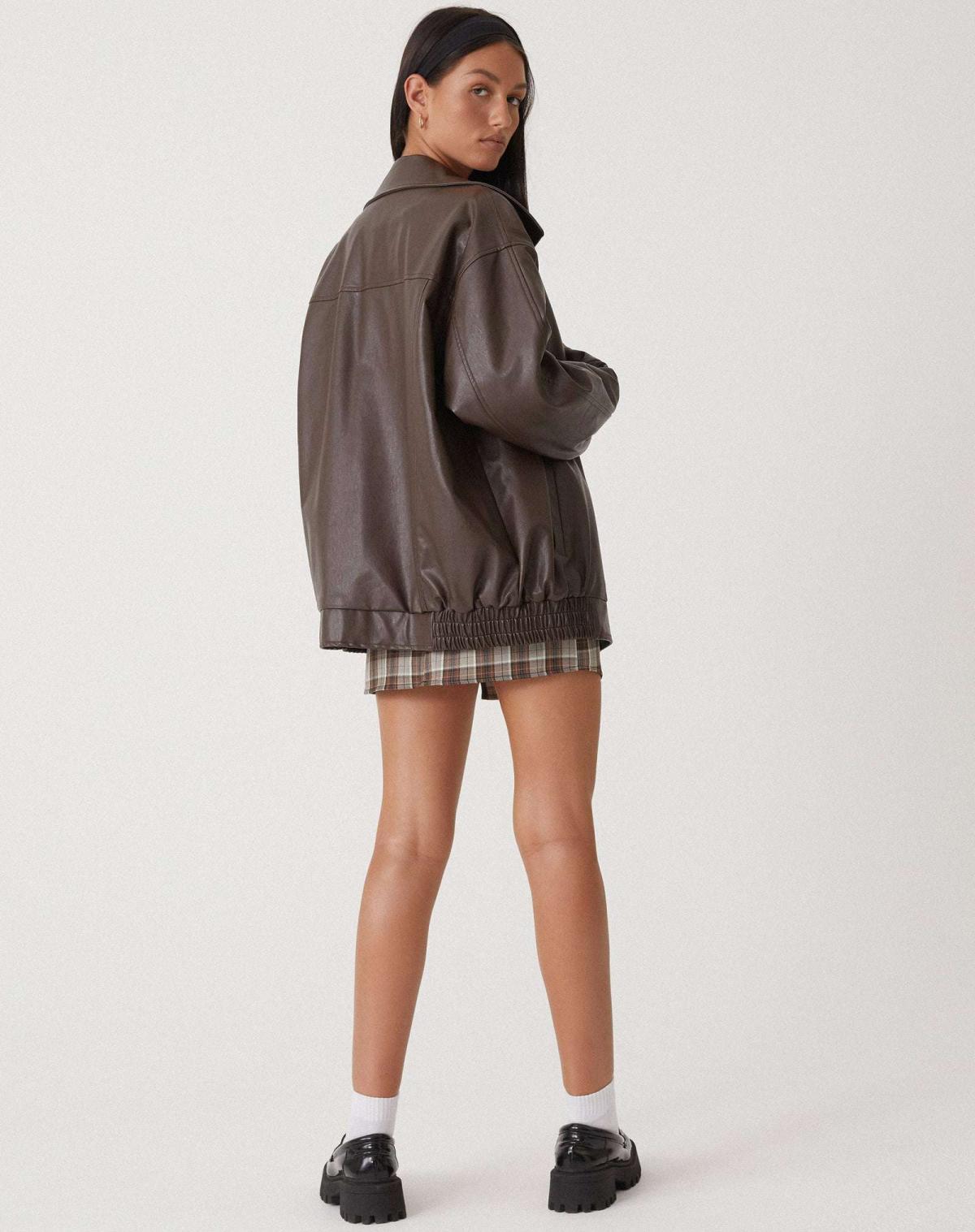 Cosima - Oversized Bomber Jacket Minimalist Style